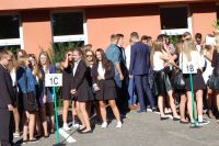 Początek roku szkolnego w I LO w Wągrowcu