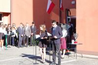 Początek roku szkolnego w I LO w Wągrowcu