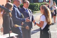 Początek roku szkolnego w I LO w Wągrowcu