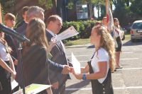 Początek roku szkolnego w I LO w Wągrowcu