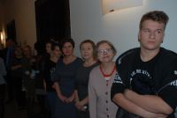 Kolędnicy z Gimnazjum Gminnego w starostwie