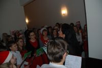 Kolędnicy z Gimnazjum Gminnego w starostwie