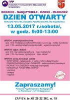 Dzień Otwarty w Poradni Psychologiczno - Pedagogicznej w Wągrowcu - plakat