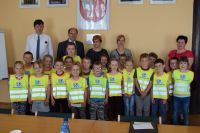 Wizyta przedszkolaków z Wapna w wągrowieckiem starostwie