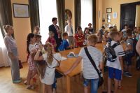 Wizyta dzieci z klas III a i III b SP w Łeknie