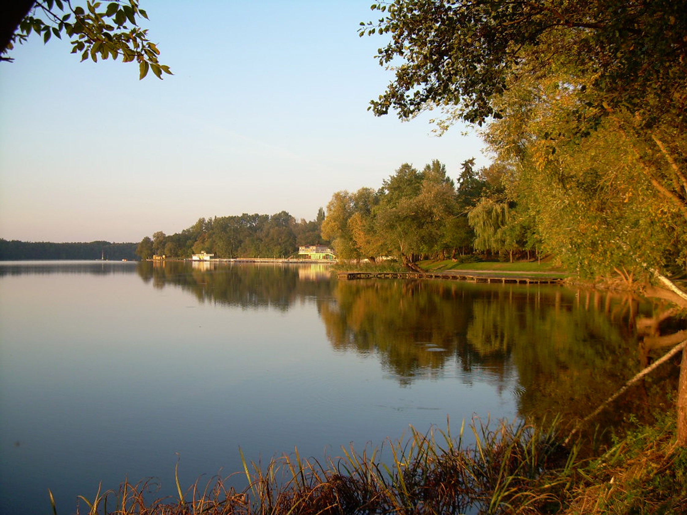 Widok na Jezioro Durowskie w Wągrowcu