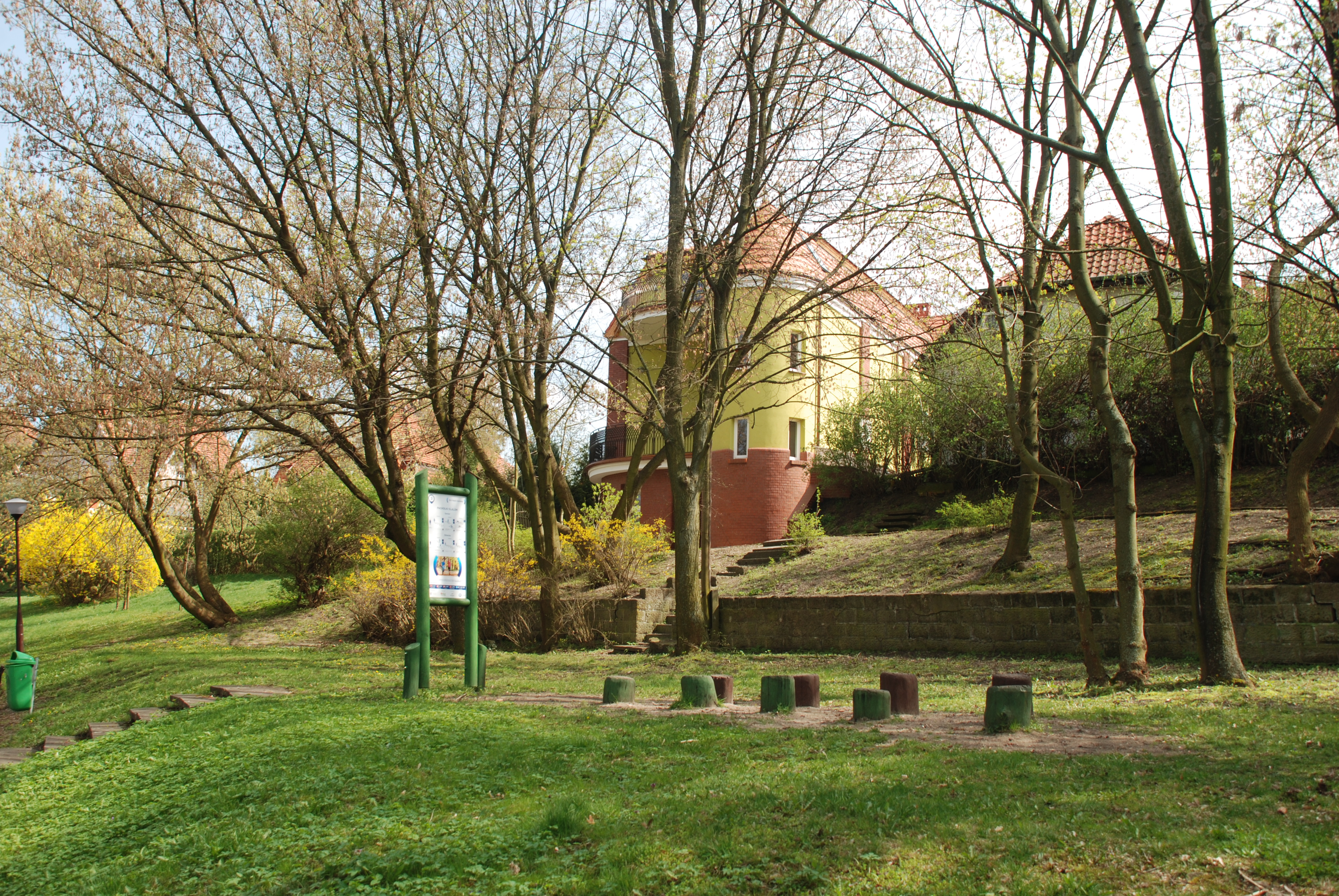 Park nad Jeziorem Durowskim w Wągrowcu