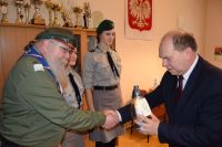 Betlejemskie Światełko Pokoju przekazane Staroście Wągrowieckiemu
