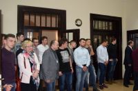 Uczniowie z Gołańczy z wizytą w wągrowieckim starostwie