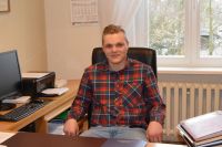 Uczniowie z Gołańczy z wizytą w wągrowieckim starostwie