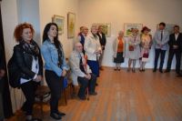 Otwarcie wystawy malarstwa artystek niemieckich z Luneburga, fot. Muzeum Regionalne w Wągrowcu