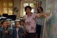 Wizyta dzieci z Przedszkola nr 1 w wągrowieckim starostwie