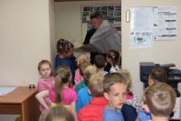 Wizyta dzieci z Przedszkola nr 1 w wągrowieckim starostwie