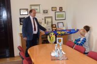 Wizyta dzieci z Przedszkola nr 1 w wągrowieckim starostwie