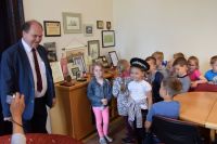 Wizyta dzieci z Przedszkola nr 1 w wągrowieckim starostwie