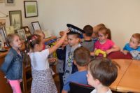 Wizyta dzieci z Przedszkola nr 1 w wągrowieckim starostwie