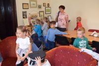 Wizyta dzieci z Przedszkola nr 1 w wągrowieckim starostwie