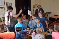 Wizyta dzieci z Przedszkola nr 1 w wągrowieckim starostwie