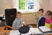 Wizyta dzieci z Przedszkola nr 1 w wągrowieckim starostwie