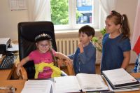 Wizyta dzieci z Przedszkola nr 1 w wągrowieckim starostwie