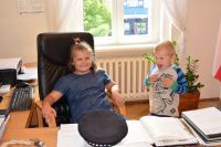 Wizyta dzieci z Przedszkola nr 1 w wągrowieckim starostwie