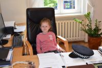 Wizyta dzieci z Przedszkola nr 1 w wągrowieckim starostwie