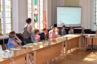 Wizyta dzieci z Przedszkola nr 1 w wągrowieckim starostwie