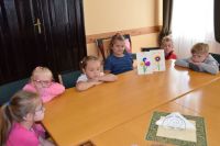 Wizyta dzieci z Przedszkola nr 1 w wągrowieckim starostwie