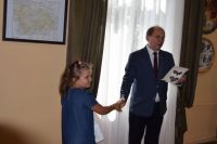 Wizyta dzieci z Przedszkola nr 1 w wągrowieckim starostwie