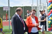 Uroczyste otwarcie wielofunkcyjnego boiska sportowego przy ZS w Gołańczy