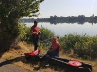 SPŁAWIKOWE ZAWODY W 100. ROCZNICĘ WYBUCHU POWSTANIA WIELKOPOLSKIEGO, fot. Koło PZW WĄGROWIEC