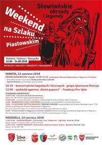 III weekend na Szlaku Piastowskim - plakat
