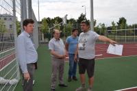 Odbiór techniczny wielofunkcyjnego boiska sportowego przy Zespole Szkół nr 2 w Wągrowcu