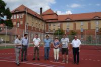 Odbiór techniczny wielofunkcyjnego boiska sportowego przy Zespole Szkół nr 2 w Wągrowcu