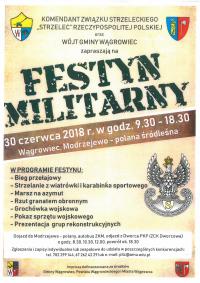 Festyn Militarny - 30.06.2018 r. - plakat