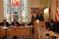 Wicemarszałek Wojciech Jankowiak odwiedził Powiat Wągrowiecki