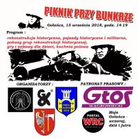 XI Piknik przy bunkrze w Gołańczy - plakat