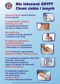 Profilaktyka grypy - ulotka
