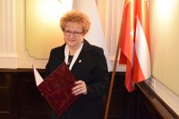 Przewodnicząca Rady Powiatu Wągrowieckiego Małgorzata Osuch