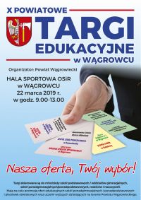 X Targi Edukacyjne w Wągrowcu - plakat