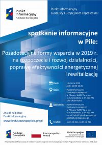 Spotkania informacyjne ws. funduszy unijnych