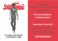 Porozmawiajmy o Solidarności - spotkanie w powiatowej książnicy
