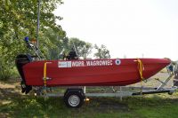 Łódź dla WOPR już po odbiorze technicznym