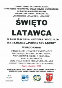 Zapraszamy na doroczne Święto Latawca z TPD - plakat