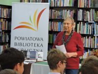 Spotkanie literackie w Powiatowej Bibliotece Publicznej w Wągrowcu