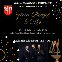 Gala "Złotej Pieczęci 2019" - plakat