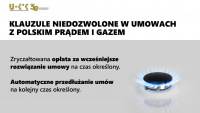 Powiatowy Rzecznik Konsumentów informuje - Polski Prąd i Gaz ma zwrócić opłaty za rozwiązanie umów