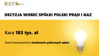 Powiatowy Rzecznik Konsumentów informuje - Polski Prąd i Gaz ma zwrócić opłaty za rozwiązanie umów