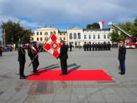 Uroczystości nadania sztandaru dla Komendy PSP w Wągrowcu