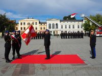 Uroczystości nadania sztandaru dla Komendy PSP w Wągrowcu